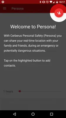 Cerberus Personal Safety (Persona) android App screenshot 5